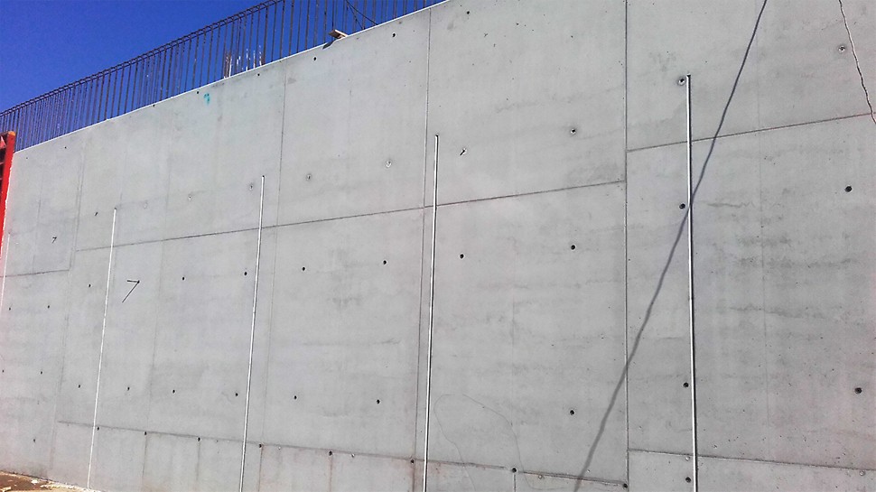 Rezultaty stosowania systemu PERI TRIO dla przyczółków w betonie widokowym klasy BA2.