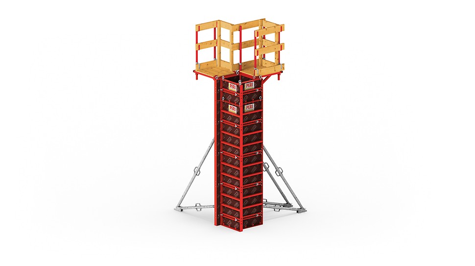LICO: Lightweight column formwork for cost-effective forming by hand
