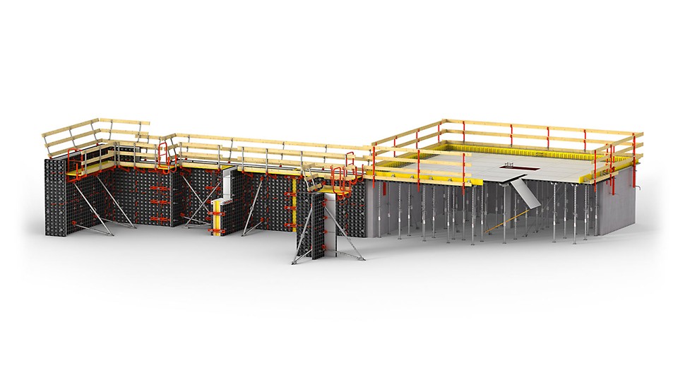 The universal lightweight formwork for walls, columns and slabs