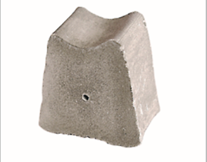 Concrete block spacer (Flat based), to ensure maintenance of specified cover to the reinforcement