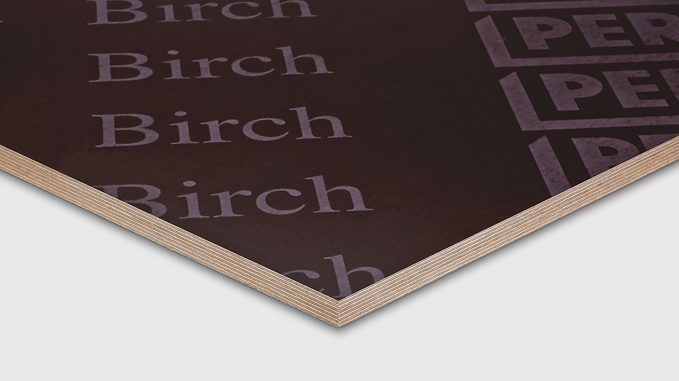The plywood Birch from PERI is used in all areas for walls and slabs.