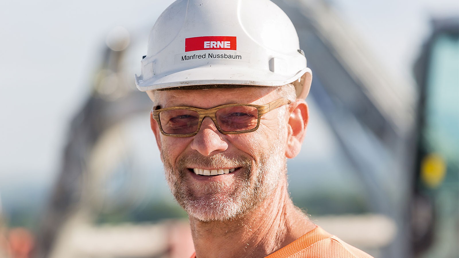 Portrait of Manfred Nussbaum, Foreman at ERNE AG Bauunternehmung, Laufenburg
