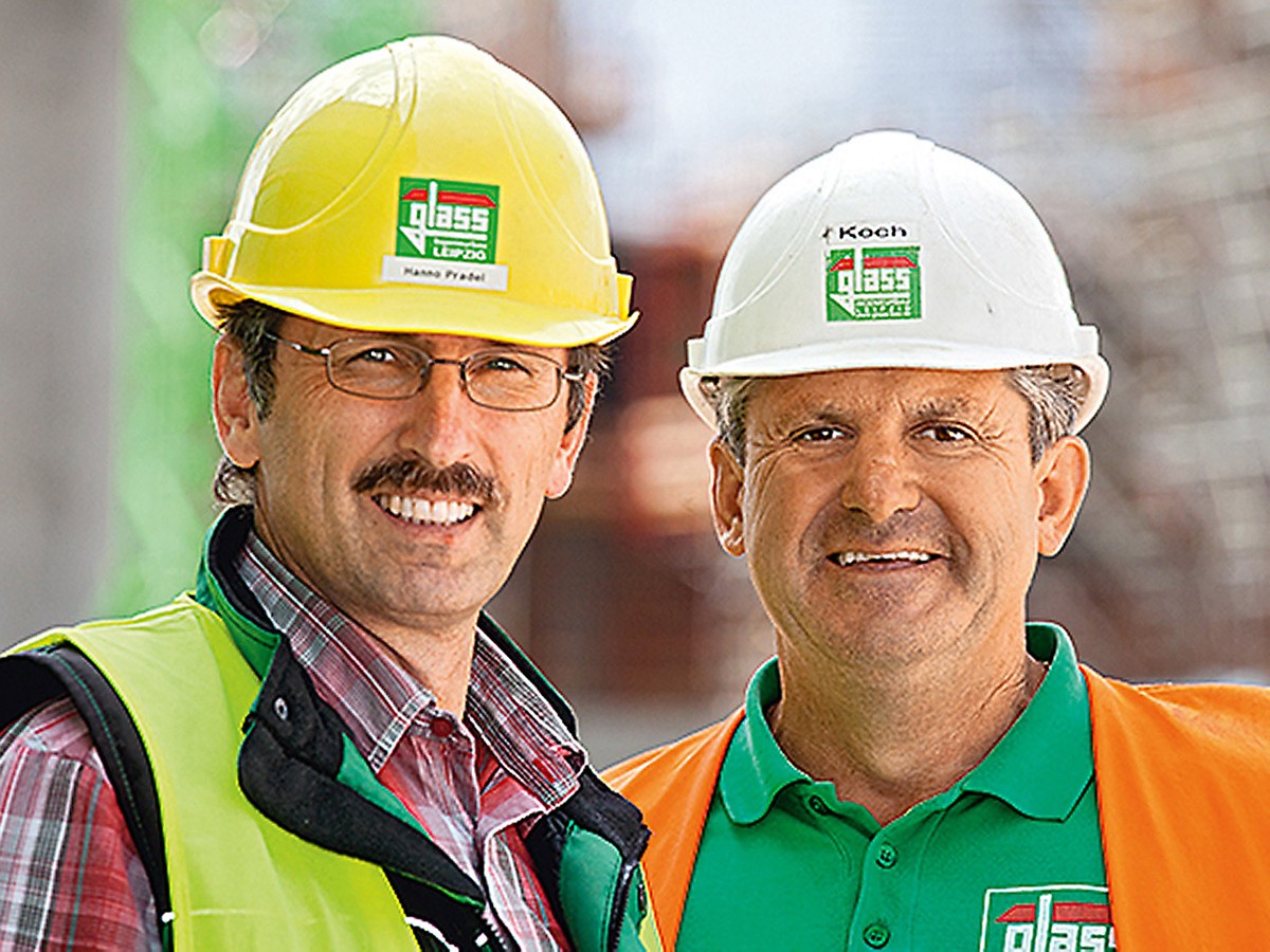 Heizkraftwerk Spremberg Statement, Hanno Pradel, Site Manager and Klaus-Dietrich Koch, Site Foreman