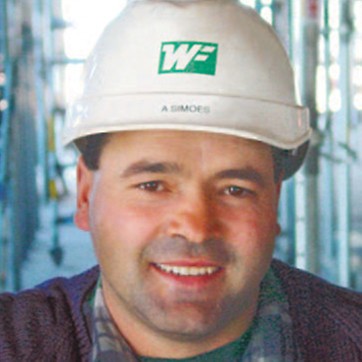 Simon Simoes,<br/>Site Foreman<br/>Wideform<br/>Constructions P/L