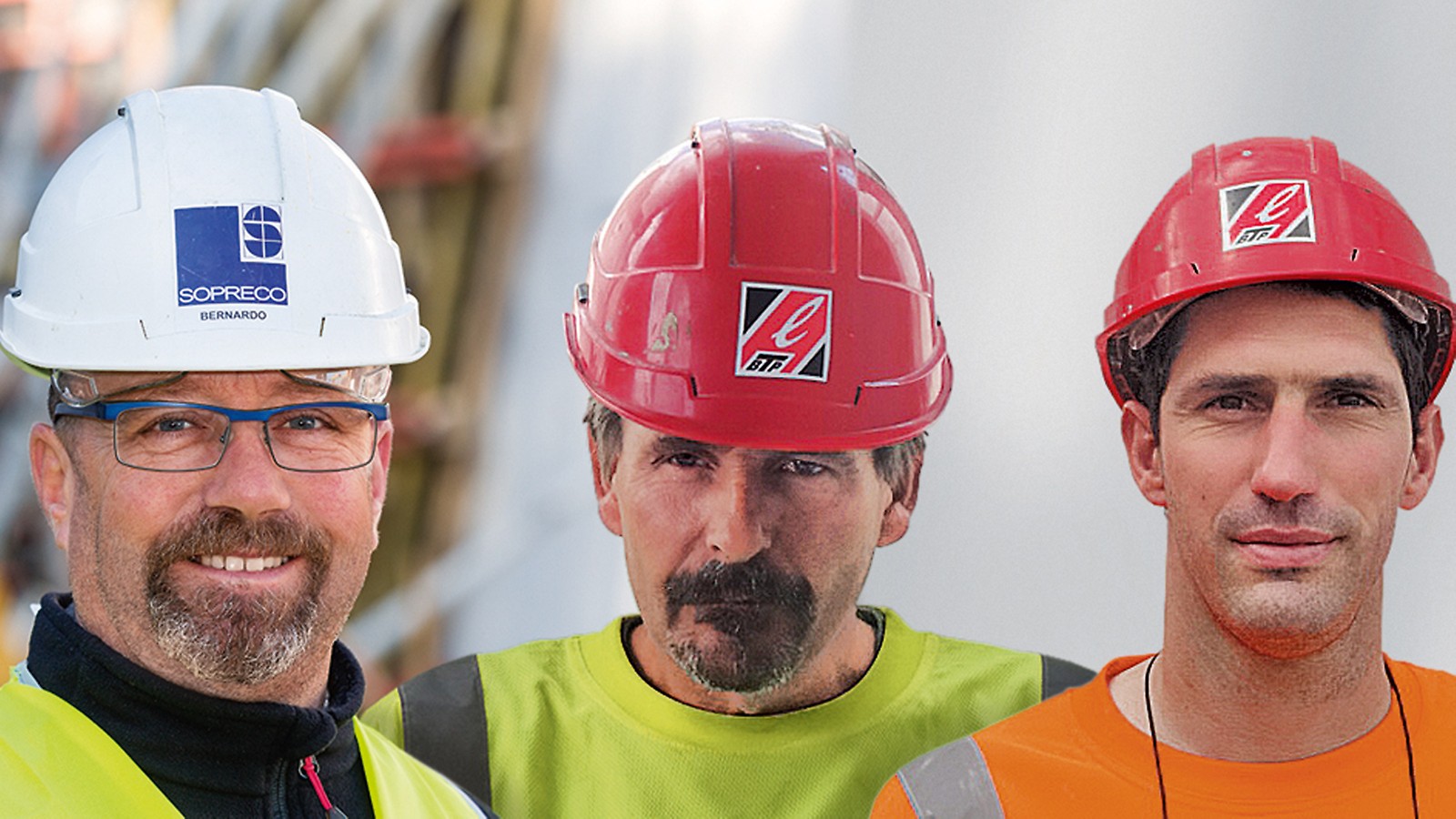 Joseph Bernardo, Site Manager; Serge Bertrand, Site Manager; Patrice Viguié, Site Manager