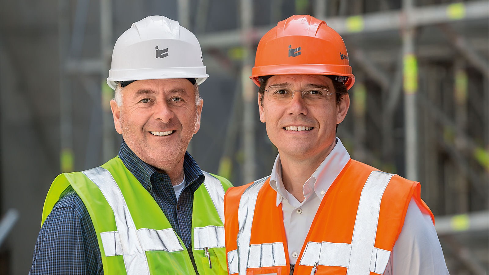 Portrait of Gianni Scenna, Site Manager and Stefano Riccò, Senior Site Engineer, Italiana Costruzioni S.p.A.