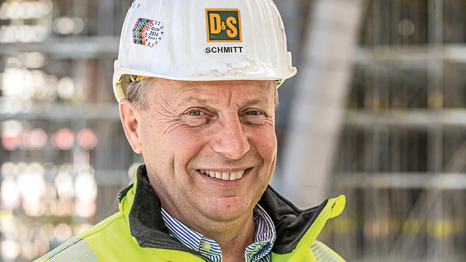 Porträt von Matthias Schmitt, Oberbauleiter bei Diringer & Scheidel GmbH & Co. KG, Mannheim