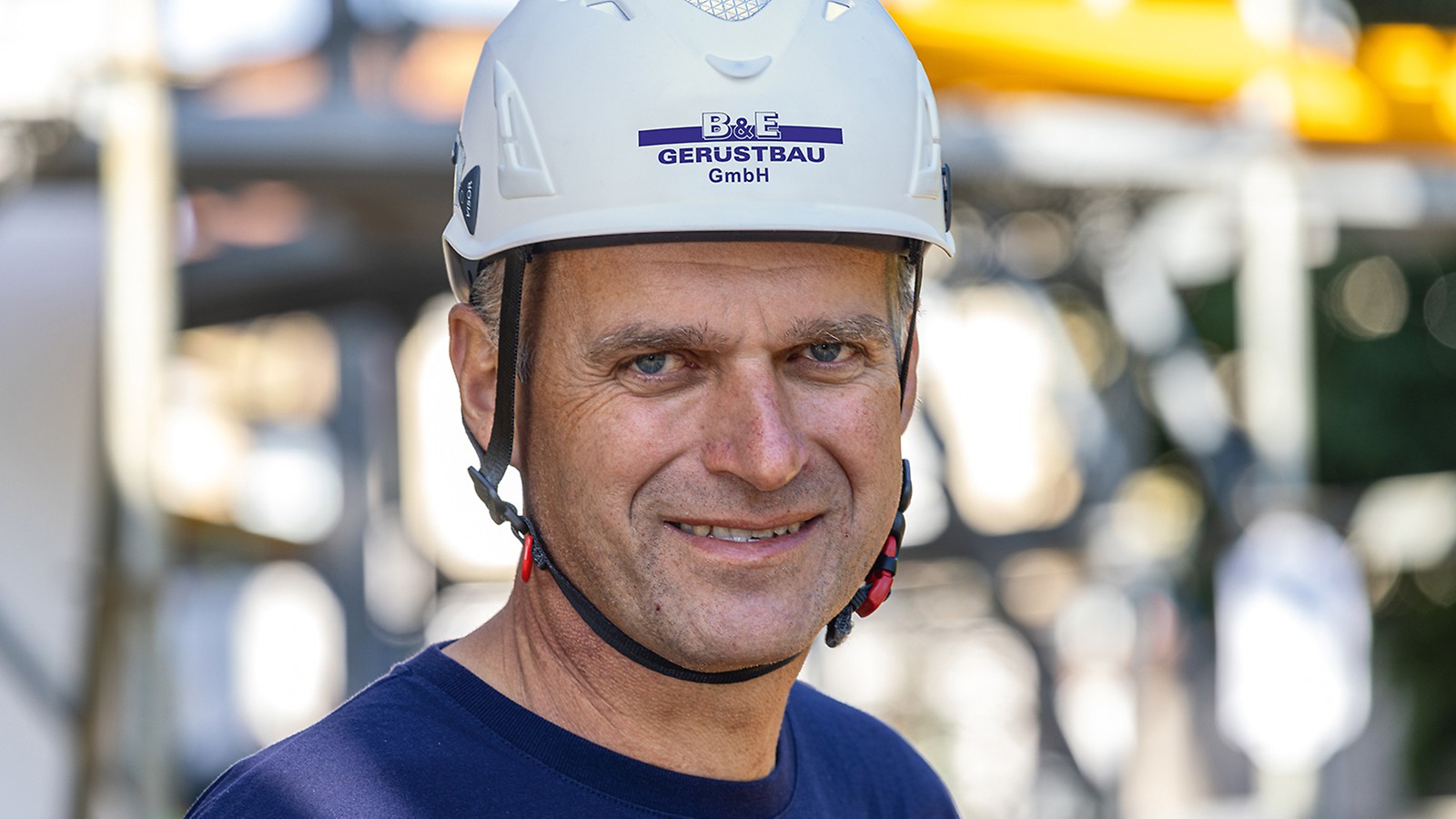 Porträt von Udo Eberhardt, Geschäftsführer bei B&E Gerüstbau GmbH, Bad Langensalza