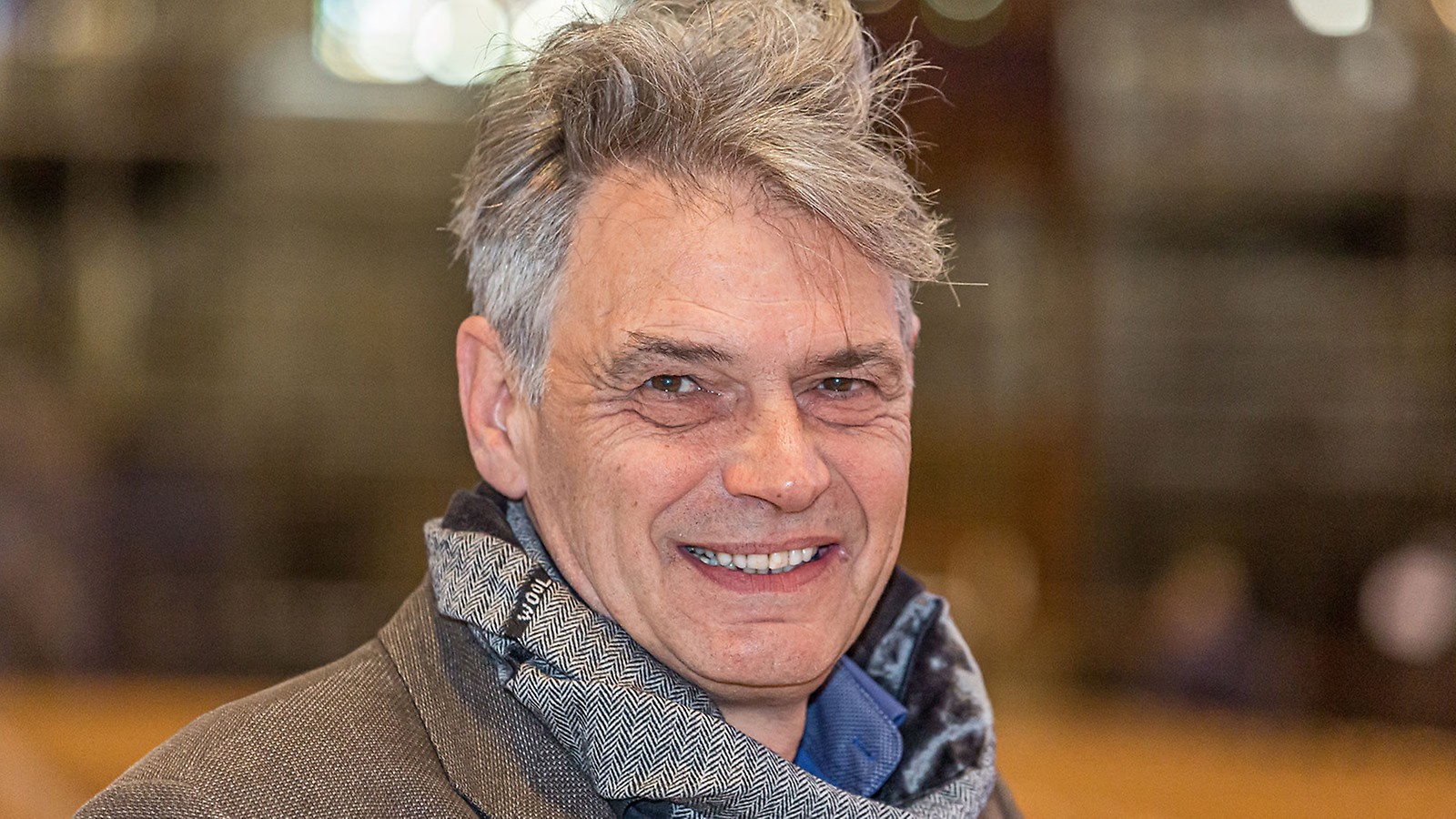 Porträt von Michael Hilbert, Münsterbaumeister bei der Münsterbauhütte, Ulm