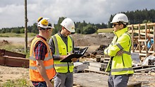 Gezielter Baustellensupport durch PERI Ingenieure trug maßgeblich zum erfolgreichen ersten Einsatz der VARIOKIT Taktschiebeanlage durch das Baustellenpersonal und zum Erfolg des Gesamtprojekts bei. 