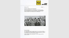 In February 1976, the first issue of the "PERI Aktuell" customer magazine is published.
I februar 1976 blir den første utgaven av kundemagasinet "PERI Aktuell" utgitt.