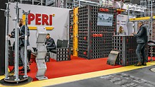 In addition to the PERI UP Easy Facade Scaffolding, PERI also exhibited the DUO System Formwork, the universal lightweight formwork for walls, foundations, columns and slabs.