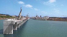 PERI Pressemeldung: Fertigstellung in Reichweite: Flutung eines Kanalabschnitts Ausbau des Panamakanals
