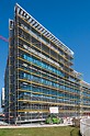 Na ploše 26 000 m² vzniknou do roku 2024 tři stavební komplexy s moderními televizními studii, kancelářemi a konferenčními místnostmi pro cca 1 700 zaměstnanců.
(Foto: PERI Německo)
