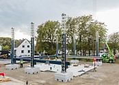 PERI prints first residential building in Germany with portal printer BOD2 in Beckum (North Rhine-Westphalia)