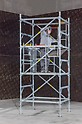 All system components of the PERI UP Flex Shoring Tower MDS are systematically assembled and dismantled with site personnel in a safe position through the guardrail in advance. 