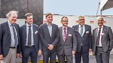 Jeroen Baert (mayor of Boom) and Ludwig Caluwé (delegate of the province of Antwerp), together with PERI’s national and international management, officially inaugurated the new site and modern building.