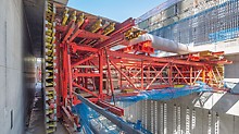 Capitol Hill Station, Seattle, USA - PERI formwork carriage solution ensures savings on assembly time and expense.
