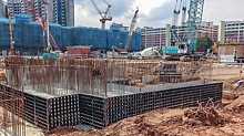 Within the last months, the universal formwork system DUO has been tried and tested on several jobsites – especially in different Asian as well as South American countries.
