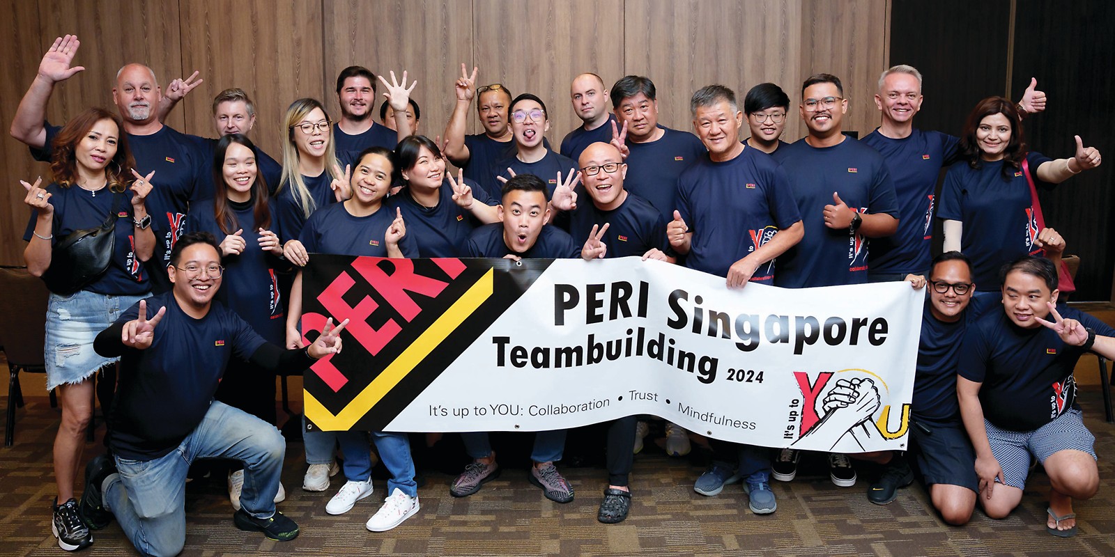 An energizing and fulfilling day for the PERI Singapore team!