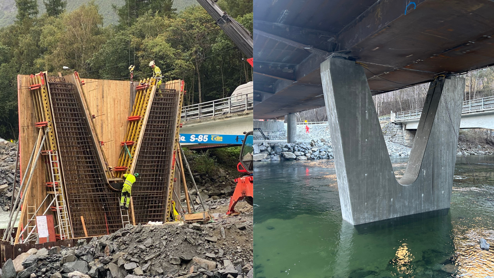 Elverhøybrua - Spesialforskaling