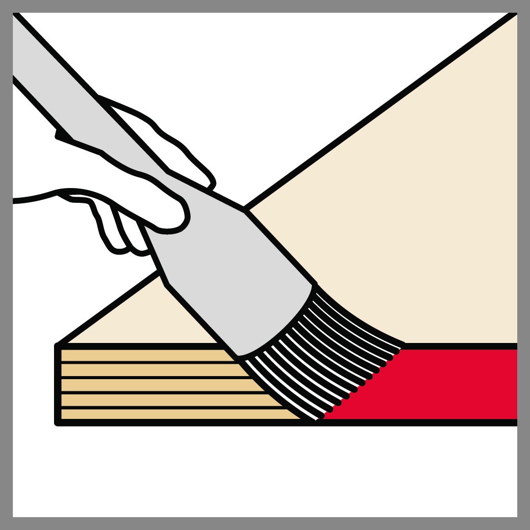 <p>Per proteggerlo dall&amp;rsquo;umidit&amp;agrave;, il plywood filmato, in fase di produzione, viene pretrattato con vernice protettiva sui quattro bordi. Dopo operazioni di taglio o foratura, &amp;egrave; essenziale ripristinare questa protezione.</p><br/><br/><p>&amp;nbsp; &amp;nbsp; &amp;nbsp; &amp;nbsp; &amp;bull; &amp;nbsp; &amp;nbsp; &amp;nbsp; &amp;nbsp;Utilizza utensili adeguati e ben affilati per la lavorazione dei pannelli per casseforme.<br /><br/>&amp;nbsp; &amp;nbsp; &amp;nbsp; &amp;nbsp; &amp;bull; &amp;nbsp; &amp;nbsp; &amp;nbsp; &amp;nbsp;Dopo il taglio o la foratura, applica almeno una mano di vernice protettiva sui bordi esposti e nei fori per preservarne l&amp;rsquo;integrit&amp;agrave;.</p><br/><br/><p>&amp;nbsp;</p><br/>