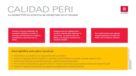 Políticas de calidad