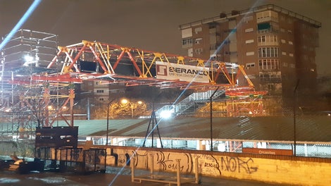 Pasarela provisional, Estación de Orcasitas