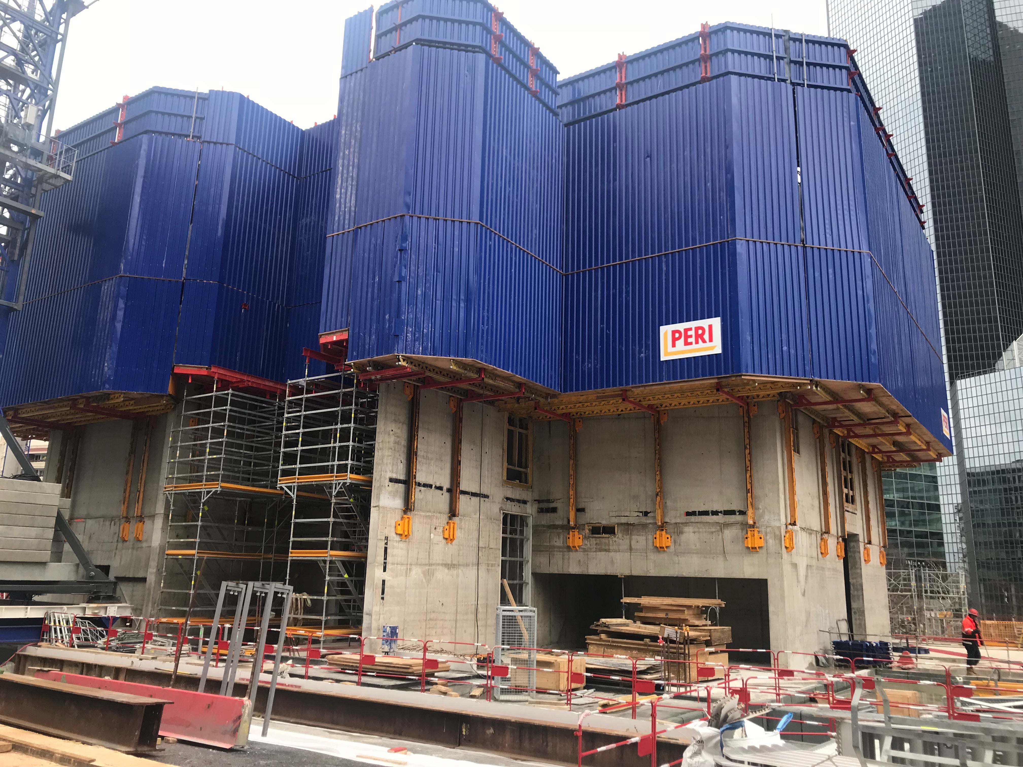 L'outil en fonctionnement : noyau A et noyau B, hissage pour la 3ème levée