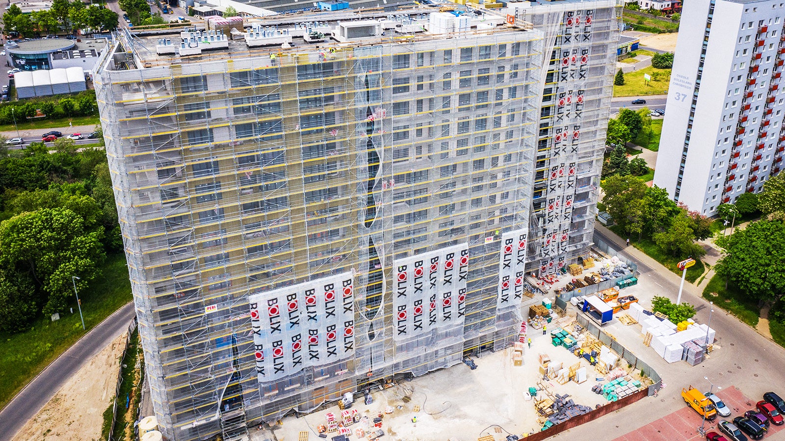 Rusztowanie fasadowe PERI UP Easy