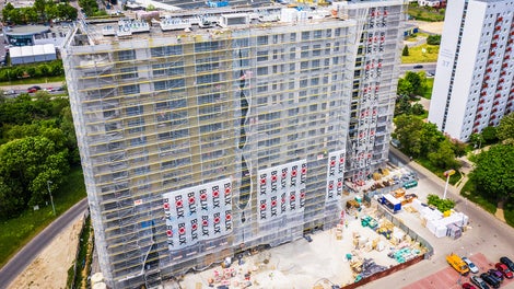 Rusztowanie fasadowe PERI UP Easy