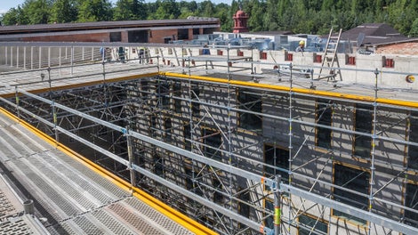 Lešení PERI UP Rosett Flex: Největší bezpečnost a produktivita