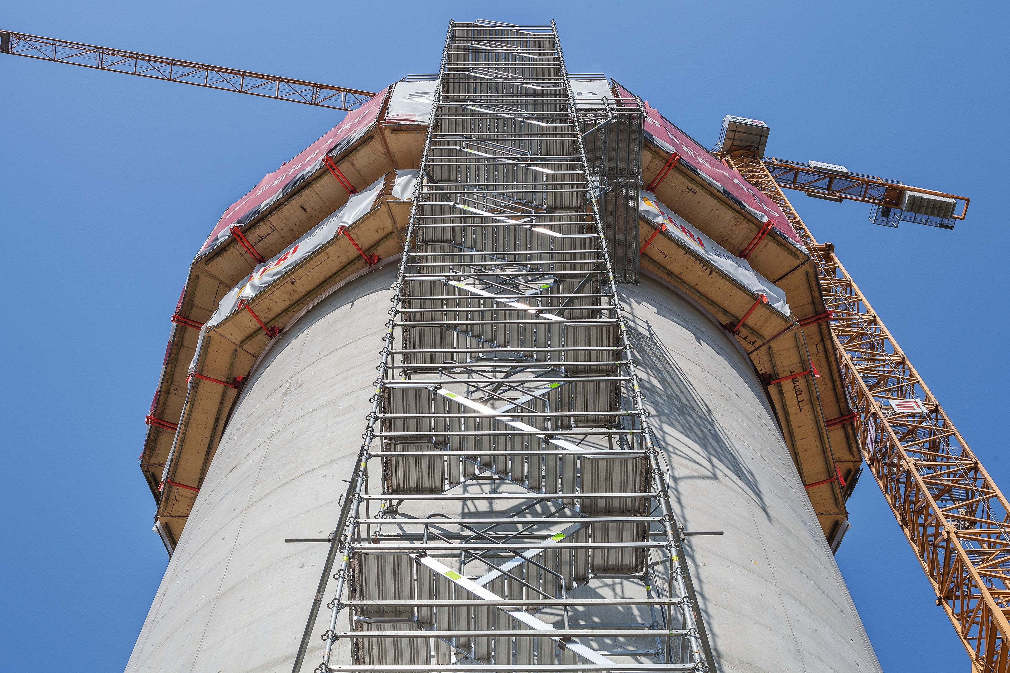 Chantier PERI UP Flex Escalier 75