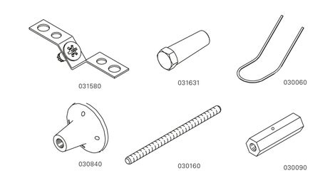 Innfestning ensidig SB Støttebukk, 15 mm