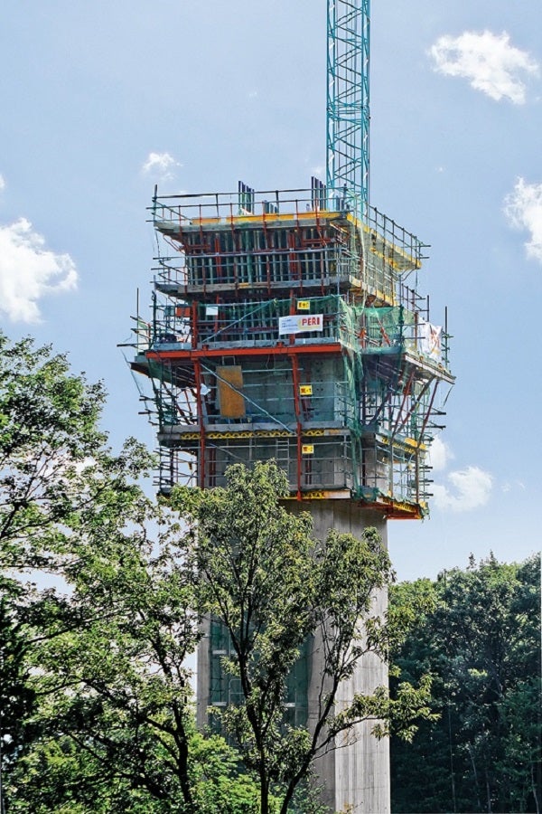 青木川橋 橋脚建設工事