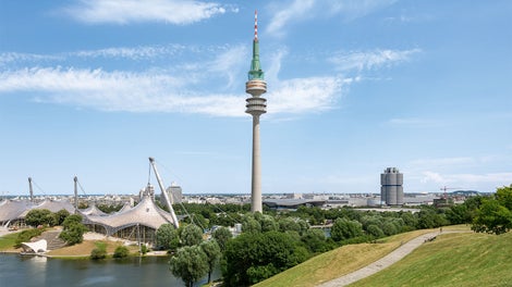 The 291-m high television tower in the middle of the Munich Olympic Park is the tallest building in the capital of Bavaria and has recently been partially refurbished with PERI UP scaffolding.<br/>