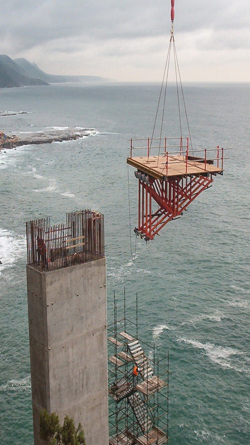 SB Platform being installed