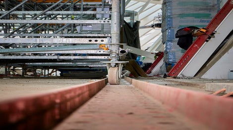 Er werd door PERI een verrijdbaar systeem bedacht voor Isothermic.