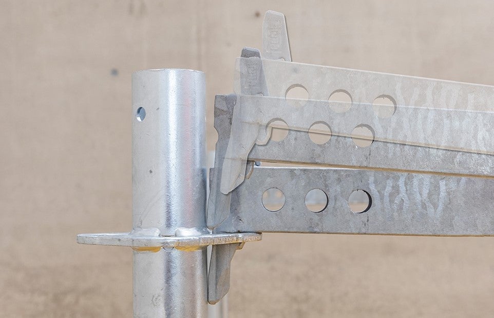 PERI UP Shoring Tower MD - Gravity Lock Technology