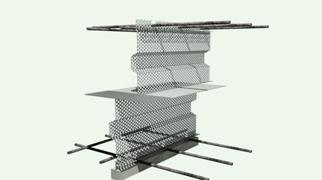 BECOSTOP ASF-V Metal-Waterstop is a shuttering unit for creating construction joints, including welded-in blank metal waterstop.