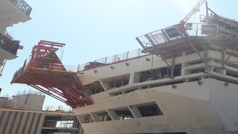 2ème, 3ème et 4ème levées : consoles grimpantes inclinées