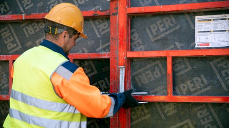 На объекте использовалась технологичная опалубка TRIO MR