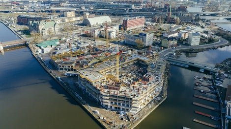 Budowa kompleksu mieszkalno-usługowego "Nad Odrą" w Szczecinie przy ul. Celnej 4.