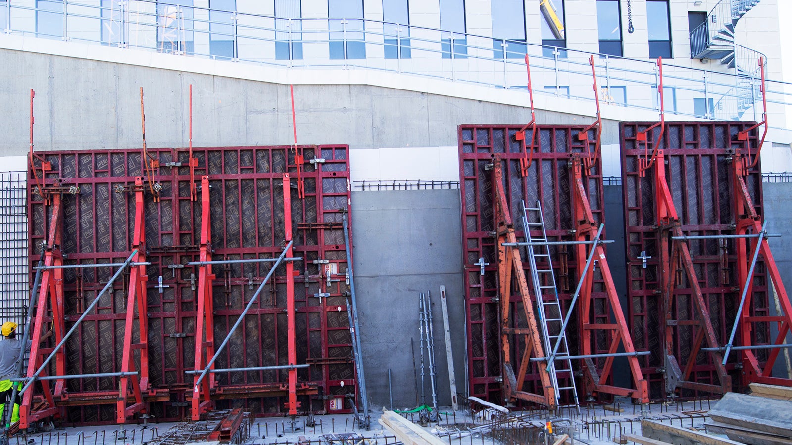 PERI har levert utstyr til Rosenlund-kvartalet på Lillehammer. 