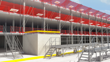Peri System Fall Protection PERI Buildings Projects
