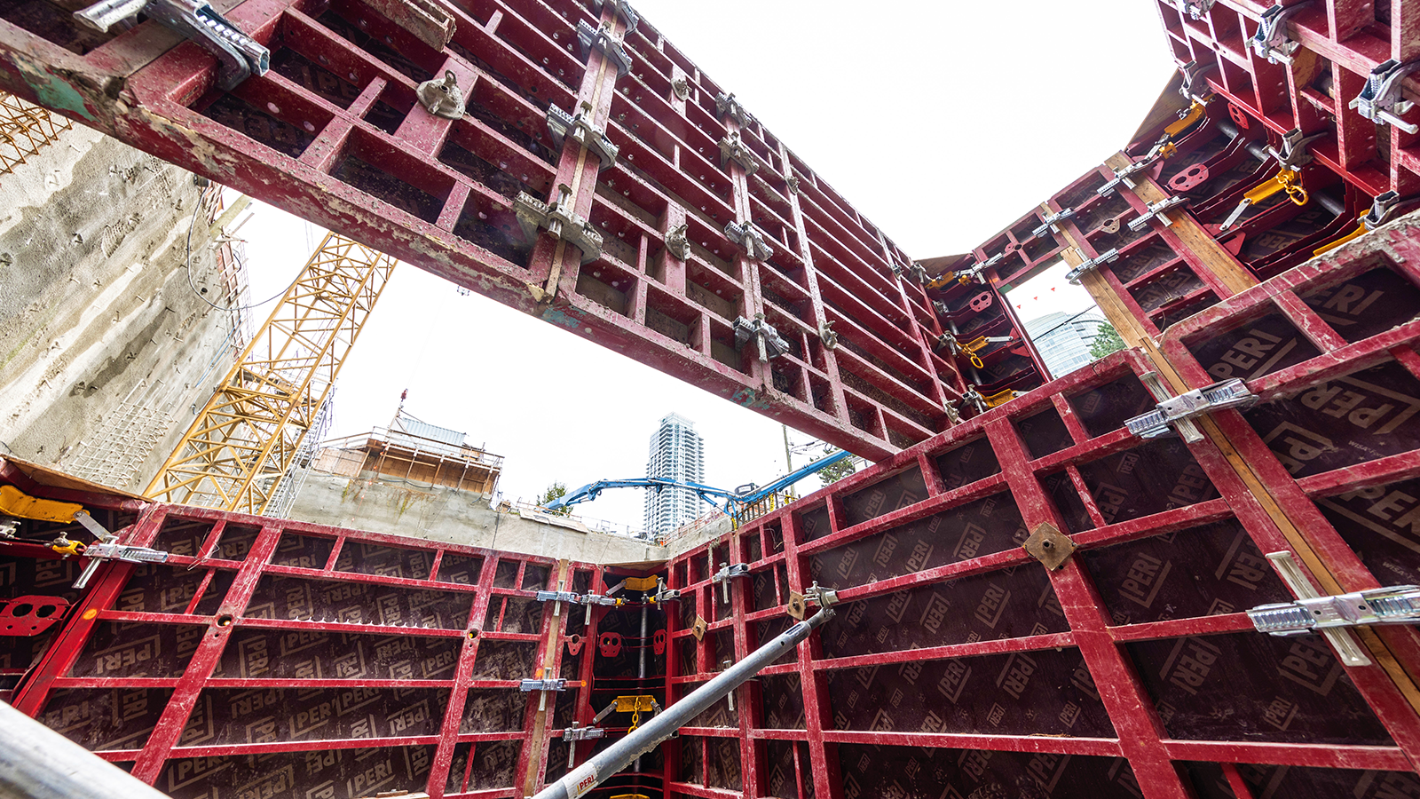 MAXIMO Panel Formwork pictured on site.