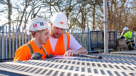 We offer accredited classroom theory and practical training on using PERI UP scaffolding systems at our premises throughout the UK or your job site.