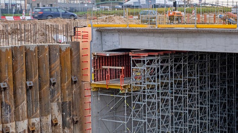 Liepkalnio, Žirnių gatvių ir Minsko plento sankryžos rekonstrukcija.<br/>(nuotraukos autorius: Marius Slabada)