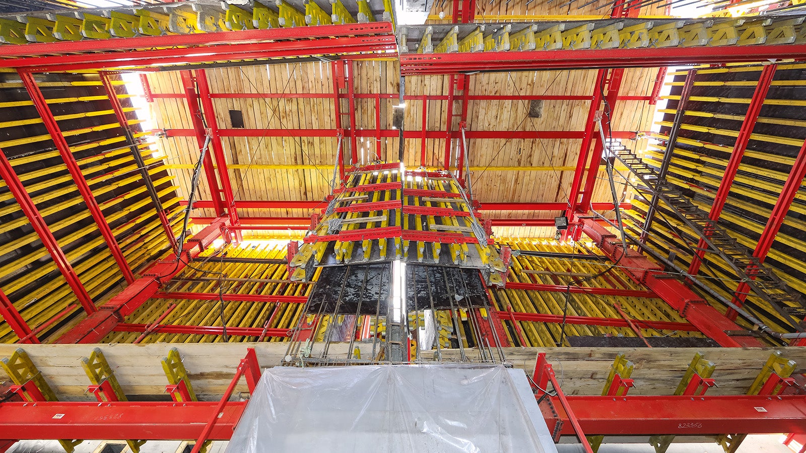 Система ACS после наращивания по высоте на 1,80 м.