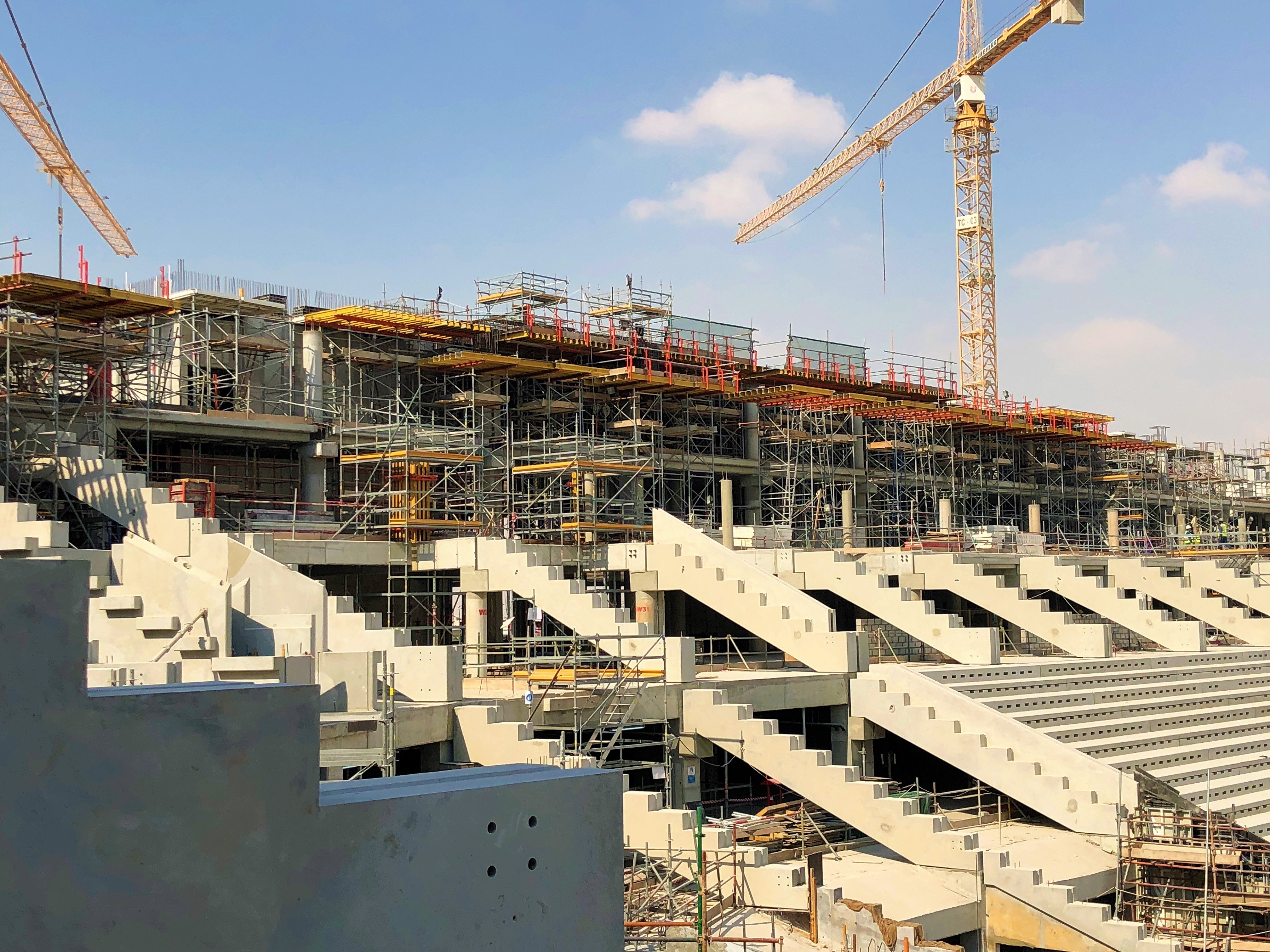 PERI world class solutions are used on most of the stadium projects. 